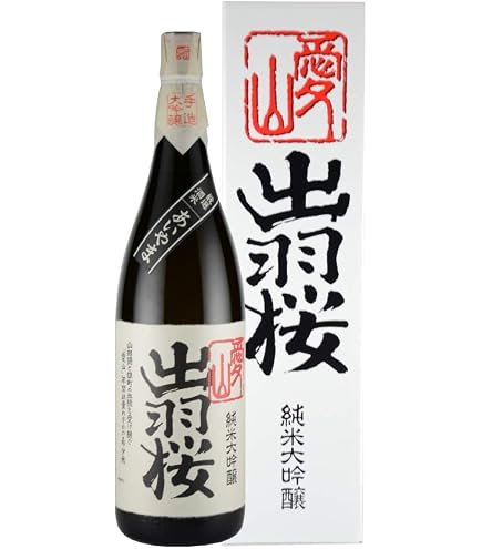 Amazon.co.jp: 出羽桜 大吟醸 雪漫々 限定品 1800ml : 食品・飲料・お酒